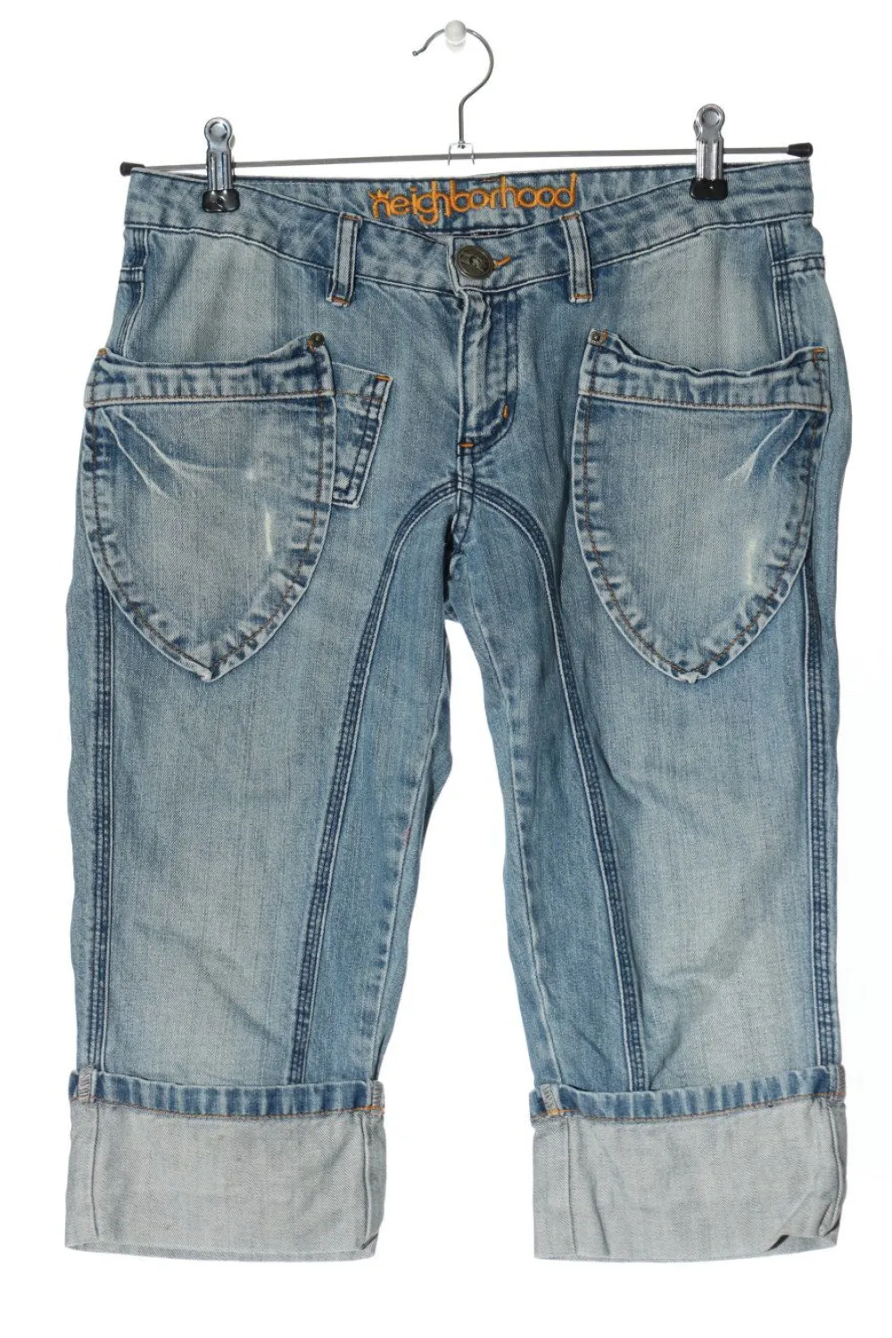 Jeans>Neighborhood 3/4 Jeans Größe 38 blau