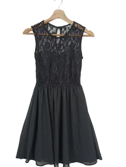 Kleider>H&M Divided Abendkleid Größe 34 schwarz