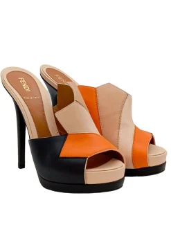 Pantoletten>Fendi Absatz Pantoletten Größe 36