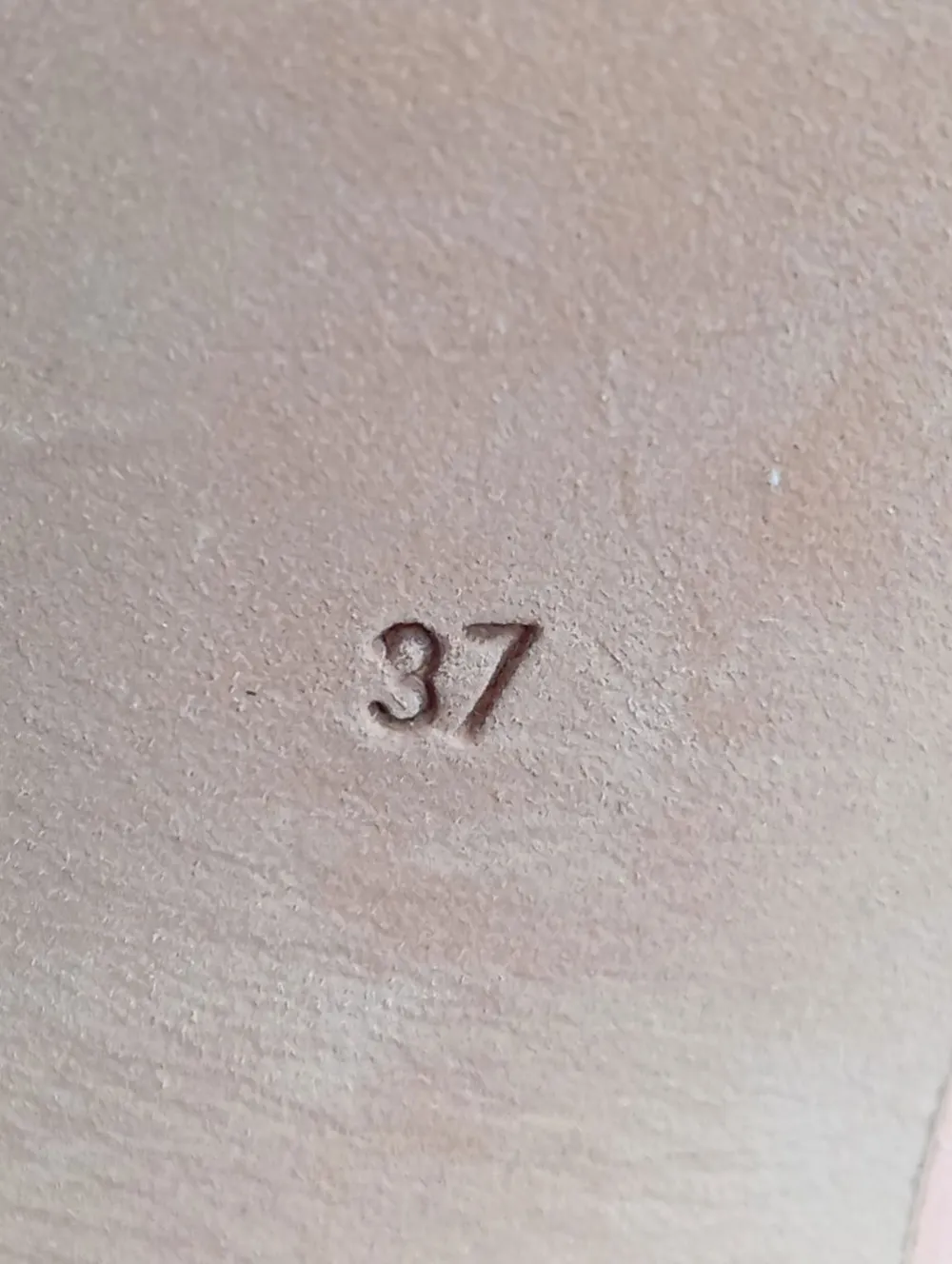 Pantoletten>Julie dee Absatz Pantoletten Größe 37 nude