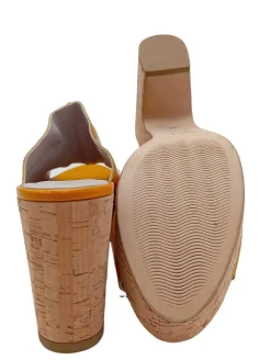 Pantoletten>Kennel & Schmenger Absatz Pantoletten Größe 40 goldorange