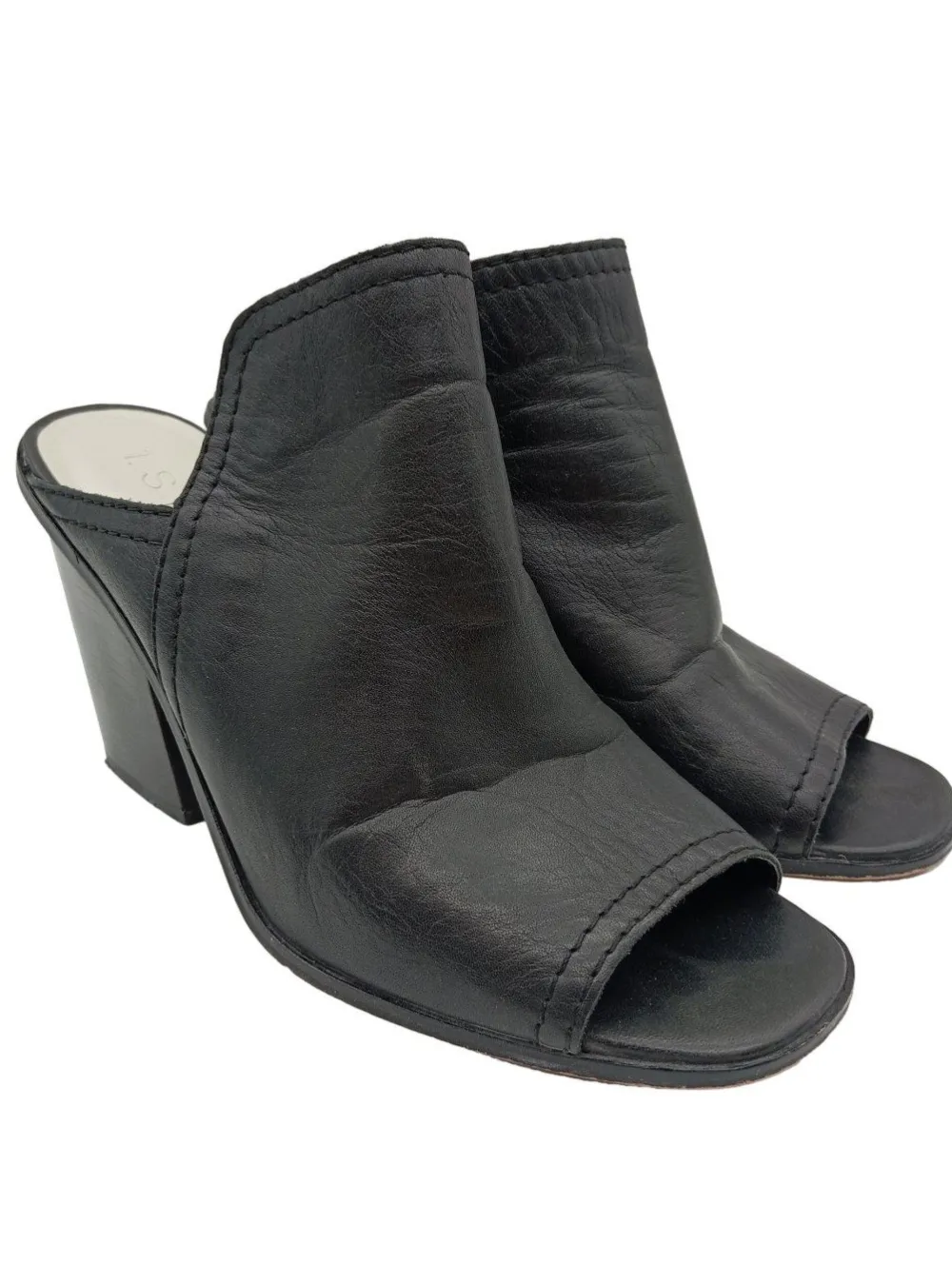 Pantoletten>1. state Absatz Pantoletten Größe 39 schwarz