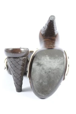 Pantoletten>Bottega Veneta Absatz Pantoletten Größe 38,5 weiß