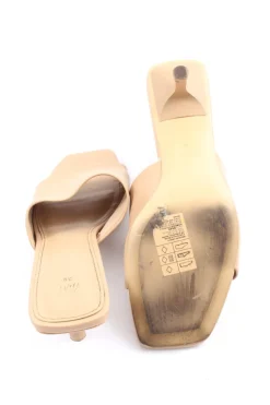 Pantoletten>H&M Absatz Pantoletten Größe 39 creme