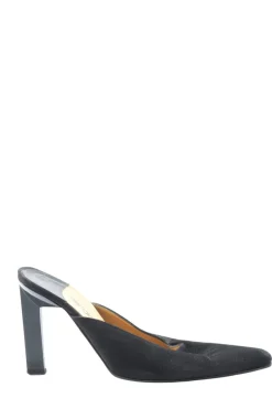 Pantoletten>Sergio Rossi Absatz Pantoletten Größe 36 schwarz