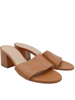 Pantoletten>Lodenfrey Absatz Pantoletten Größe 39 hellorange