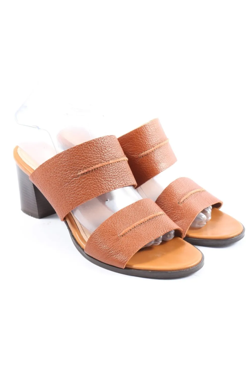 Pantoletten>Drievholt Absatz Pantoletten Größe 39 hellorange