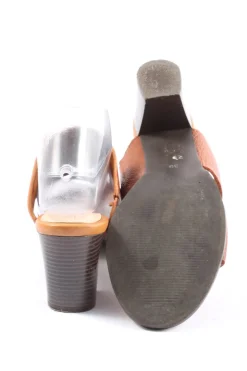 Pantoletten>Drievholt Absatz Pantoletten Größe 39 hellorange