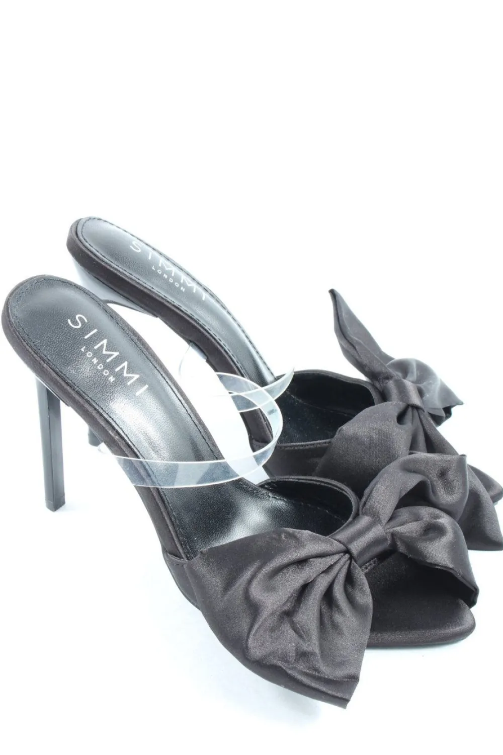 Pantoletten>simmi london Absatz Pantoletten Größe 35 schwarz