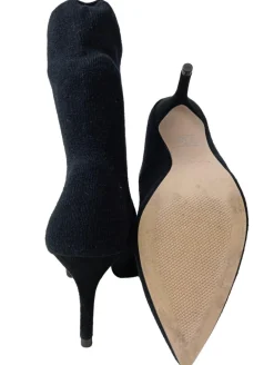 Stiefel>Zara Basic Absatz Stiefel Größe 39 schwarz