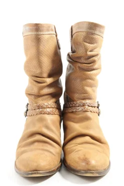 Stiefel>Lavorazione Artigiana Absatz Stiefel Größe 36 hellorange