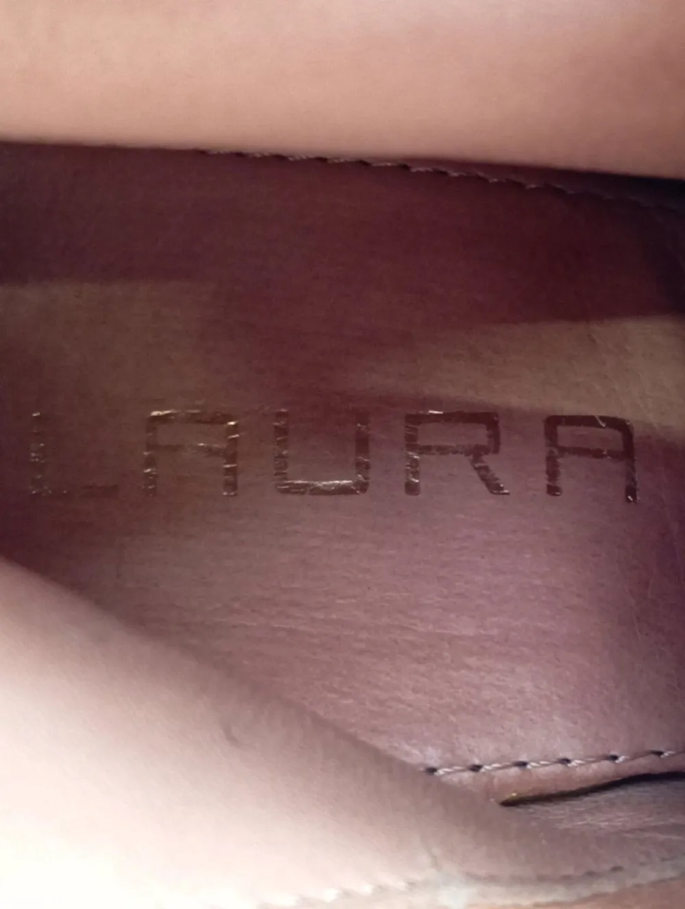 Stiefel>Laura Absatz Stiefel Größe 39 braun