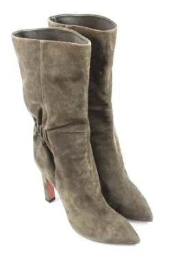 Stiefel>Santoni Absatz Stiefel Größe 41 khaki