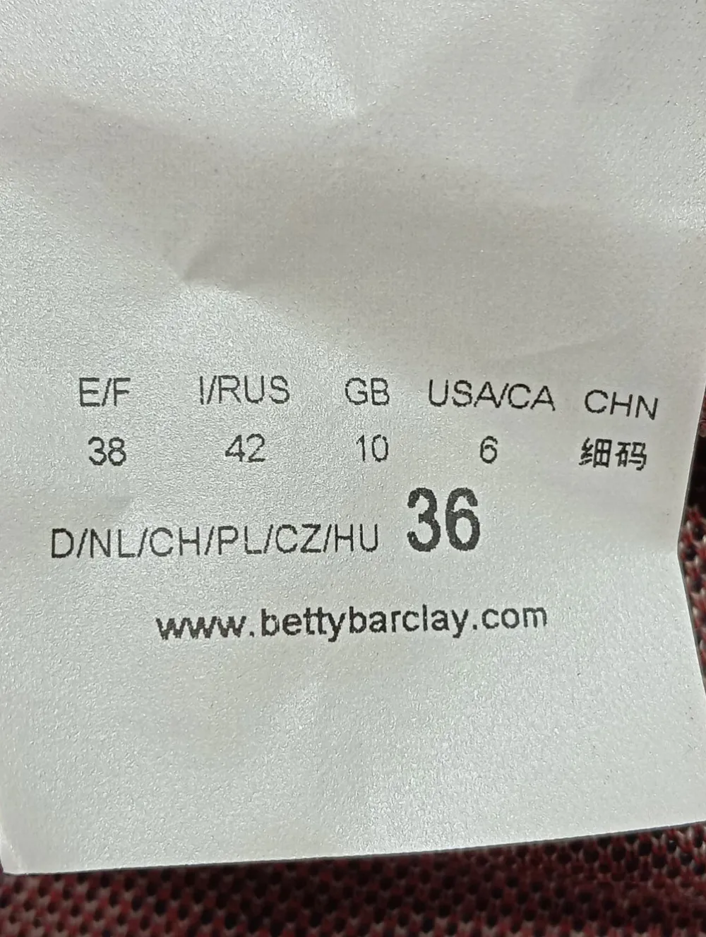 Kleider>Betty Barclay A-Linien Kleid Größe 36