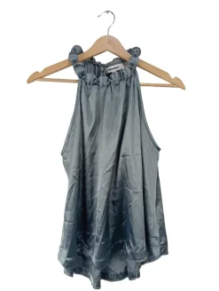 Tops>Gestuz A-Linien Top Größe 36 silberfarben