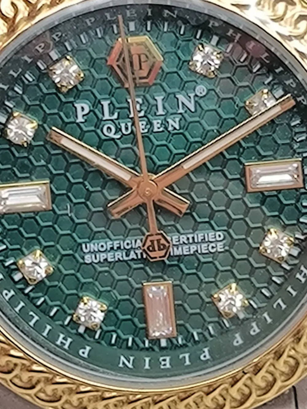 Uhren>Phillip Plein Analoguhr silberfarbengoldfarben