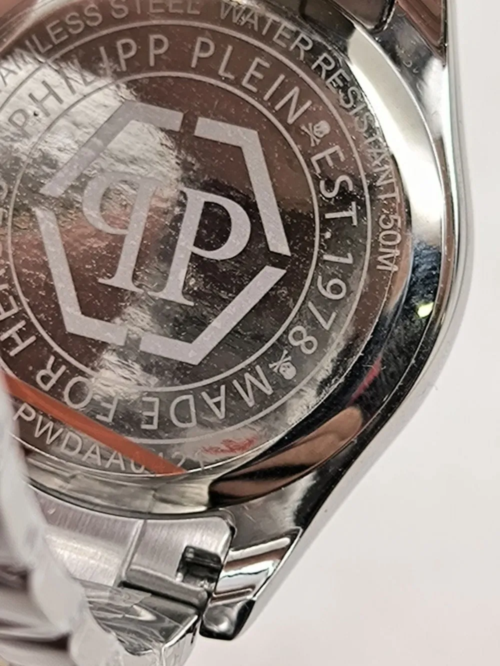 Uhren>Phillip Plein Analoguhr silberfarbengoldfarben