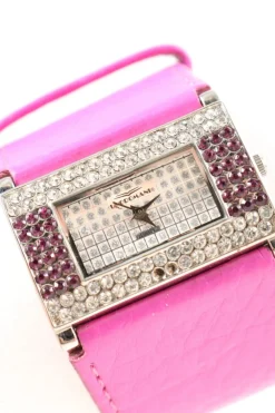 Uhren> Analoguhr pinksilberfarben