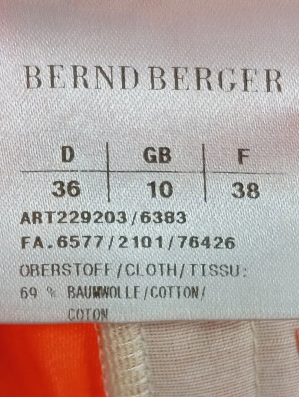 Anzughose Größe 36-Bernd Berger New