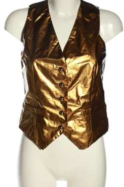 Anzüge>Moschino Cheap and Chic Anzugweste Größe 38 goldfarbenschwarz