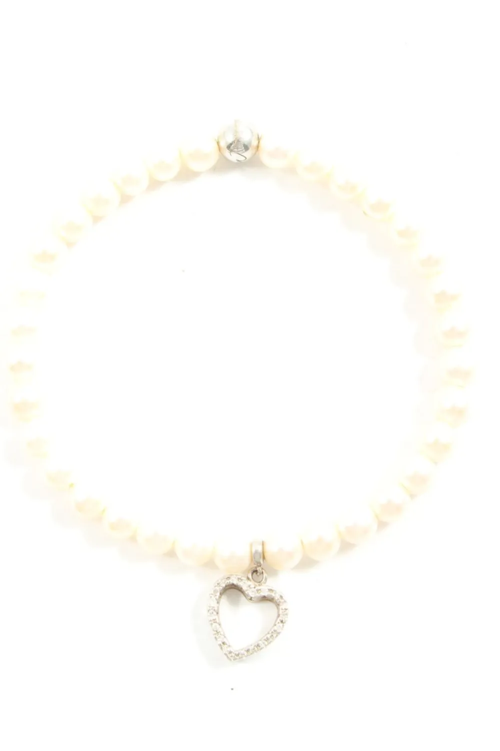 Armschmuck>Miluna Armband wollweiß