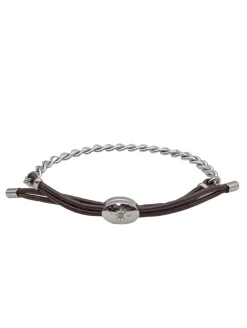 Armschmuck>Fossil Armband dunkelbraun