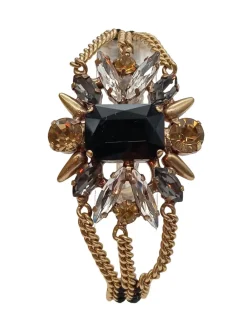 Armschmuck>Jade & Jasper Armband goldfarben