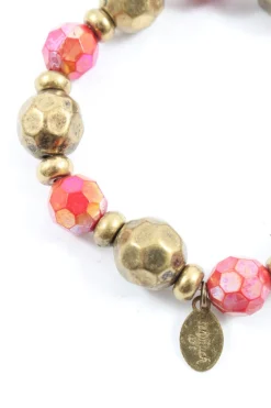 Armschmuck>schmuck-art Armband goldfarbenrot