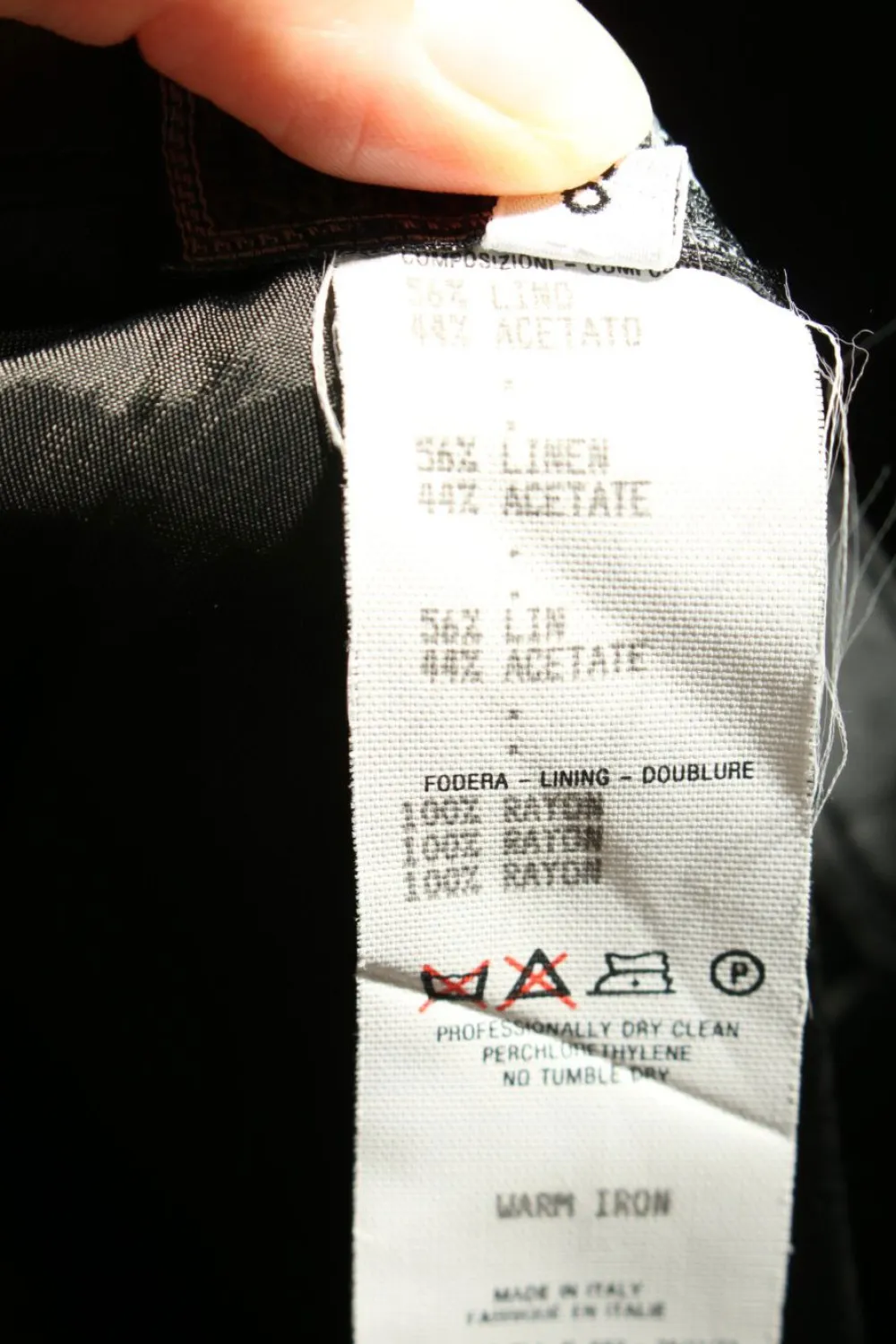 Röcke>Istante by Gianni Versace Asymmetrie-Rock Größe 40 schwarz