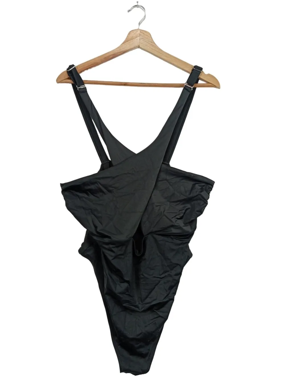 Bademode>H&M Badeanzug Größe 50 schwarz