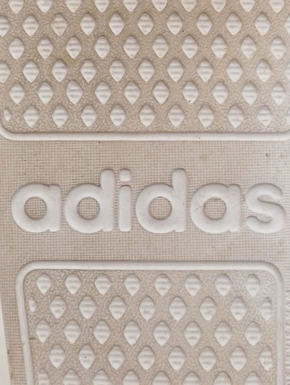 Pantoletten>Adidas Badeslipper Größe 35 weißwollweiß