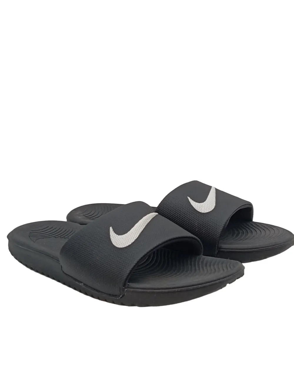 Pantoletten>Nike Badeslipper Größe 35 schwarz