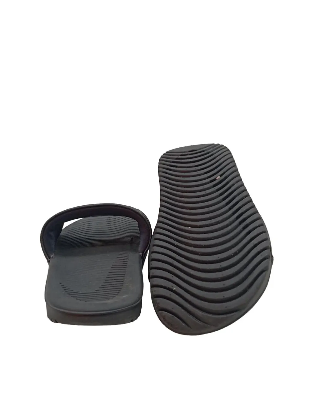 Pantoletten>Nike Badeslipper Größe 35 schwarz