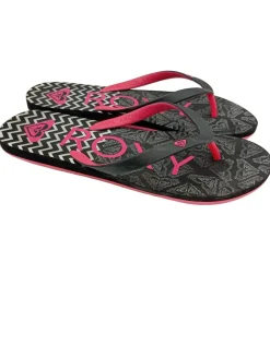 Pantoletten>Roxy Badeslipper Größe 39 schwarz