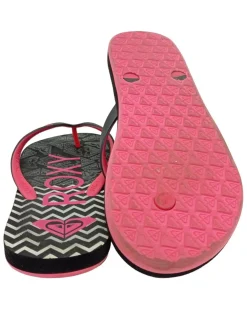 Pantoletten>Roxy Badeslipper Größe 39 schwarz