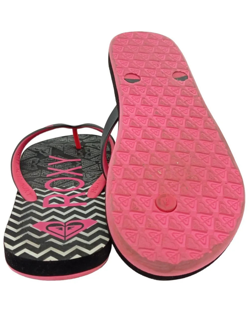 Pantoletten>Roxy Badeslipper Größe 39 schwarz