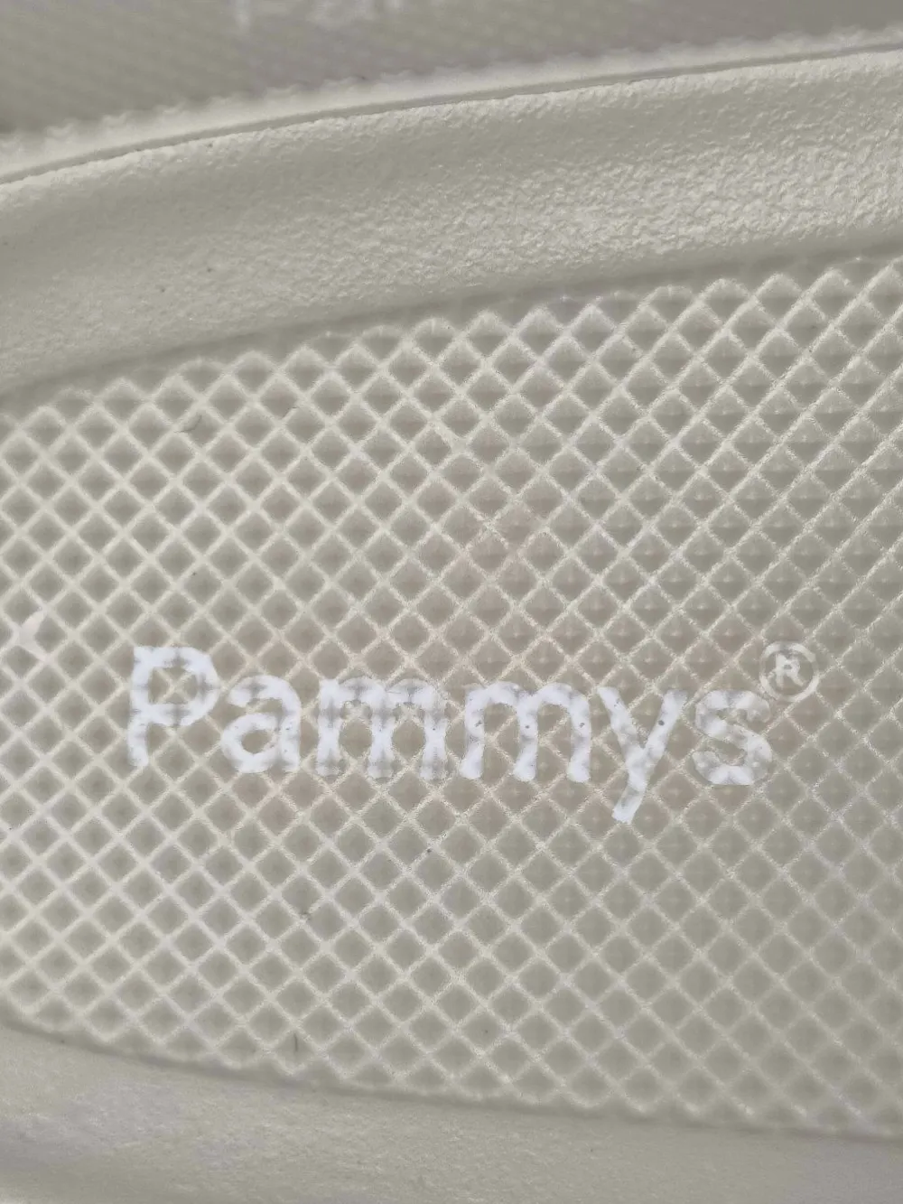 Pantoletten>Pammys Badeslipper Größe 44 wollweiß