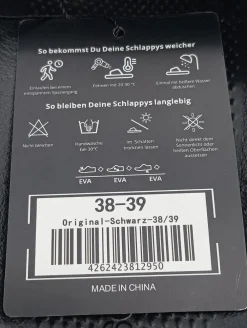 Badeslipper Größe 38-Schlappy Outlet