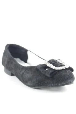 Ballerinas>Trachtenkini Ballerinas mit Spitze Größe 36 schwarz