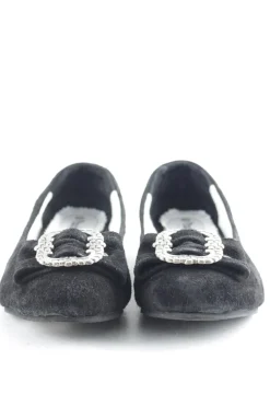 Ballerinas>Trachtenkini Ballerinas mit Spitze Größe 36 schwarz