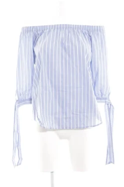 Tops>H&M Bandeautop Größe 36 blauweiß