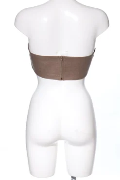 Tops>mybestfriends Bandeautop Größe 34 braun