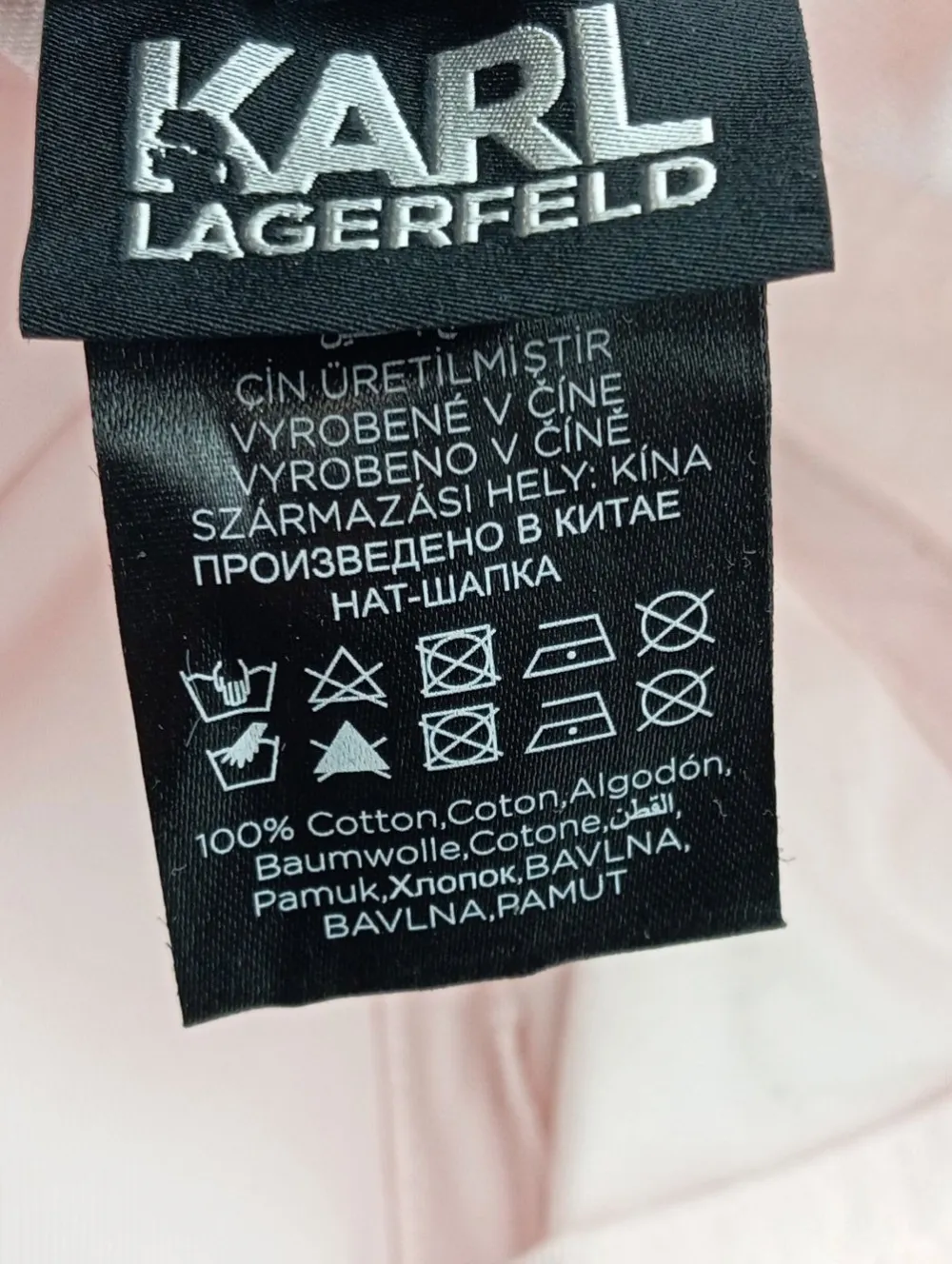 Mützen>Karl Lagerfeld Basecap rosé