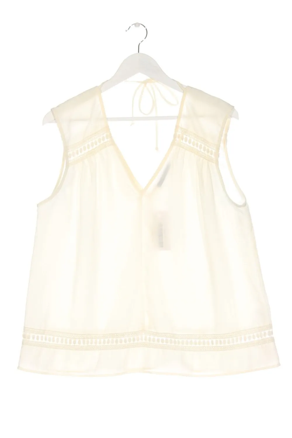 Tops>Harlowe & Graham Basic Top Größe 40 weiß