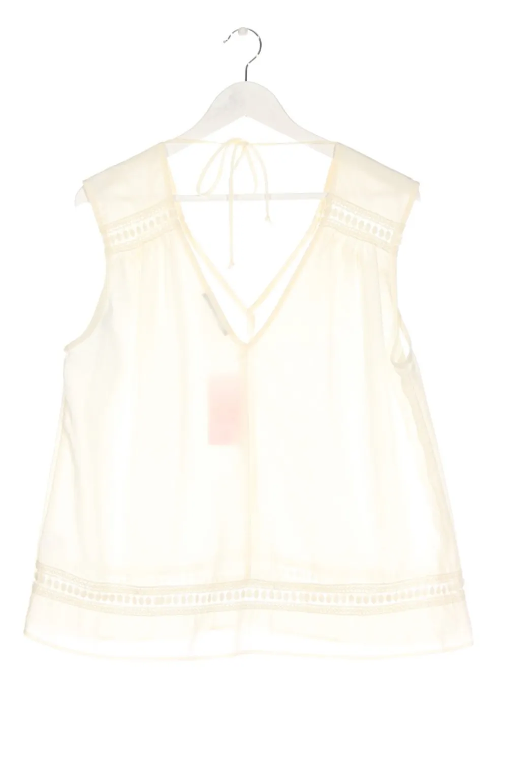 Tops>Harlowe & Graham Basic Top Größe 40 weiß