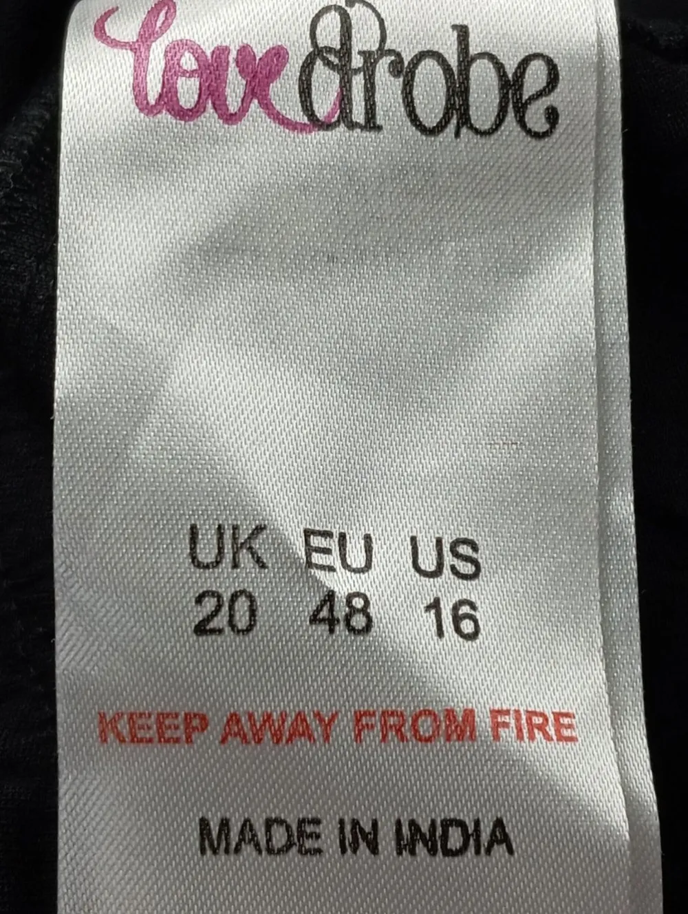 Bodies>lovedrobe Basic-Body Größe 40 schwarzsilberfarben