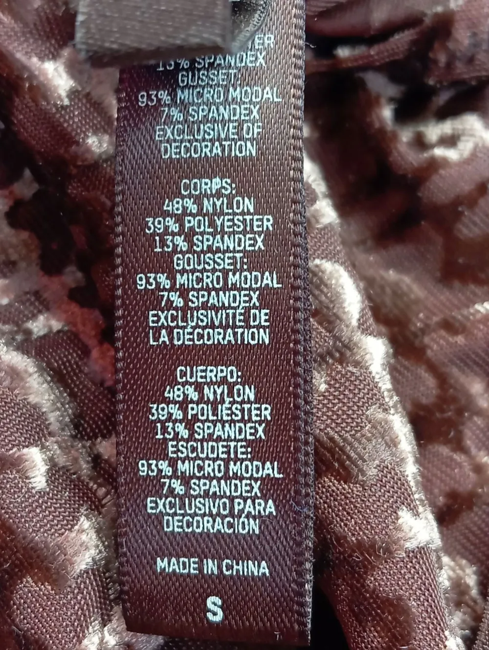 Bodies>SKIMS Basic-Body Größe 36 braun