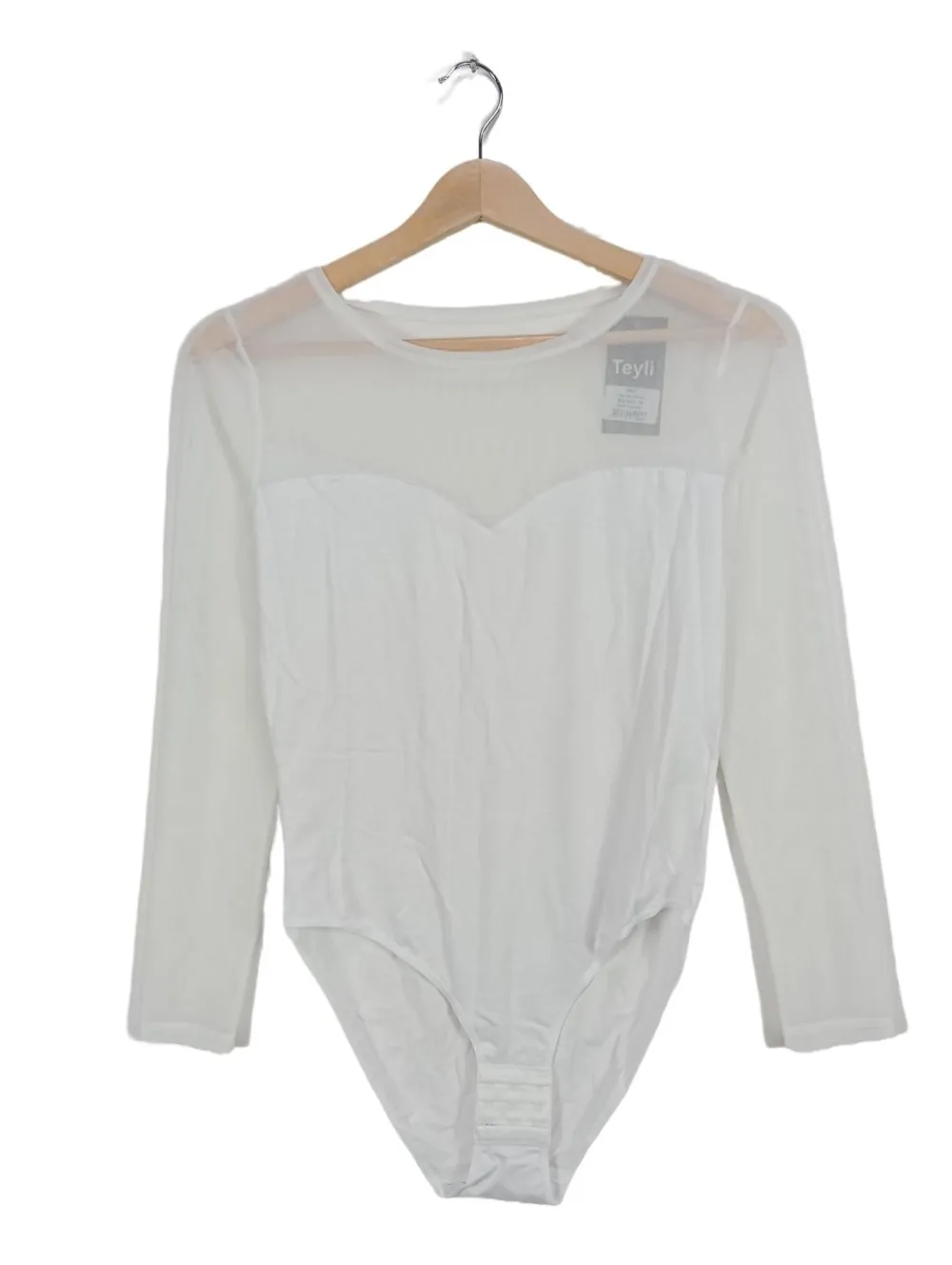 Bodies>Tevli Basic-Body Größe 38 weiß