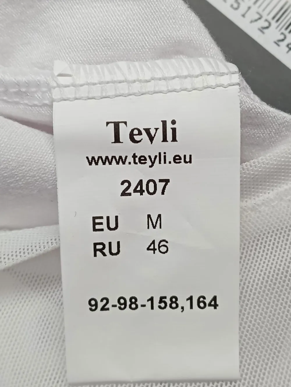 Bodies>Tevli Basic-Body Größe 38 weiß