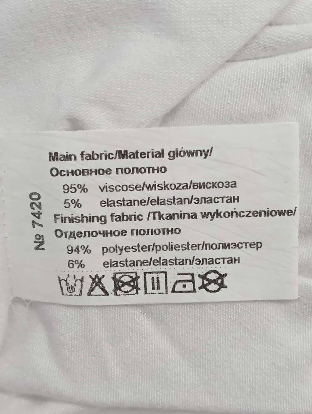 Bodies>Tevli Basic-Body Größe 38 weiß